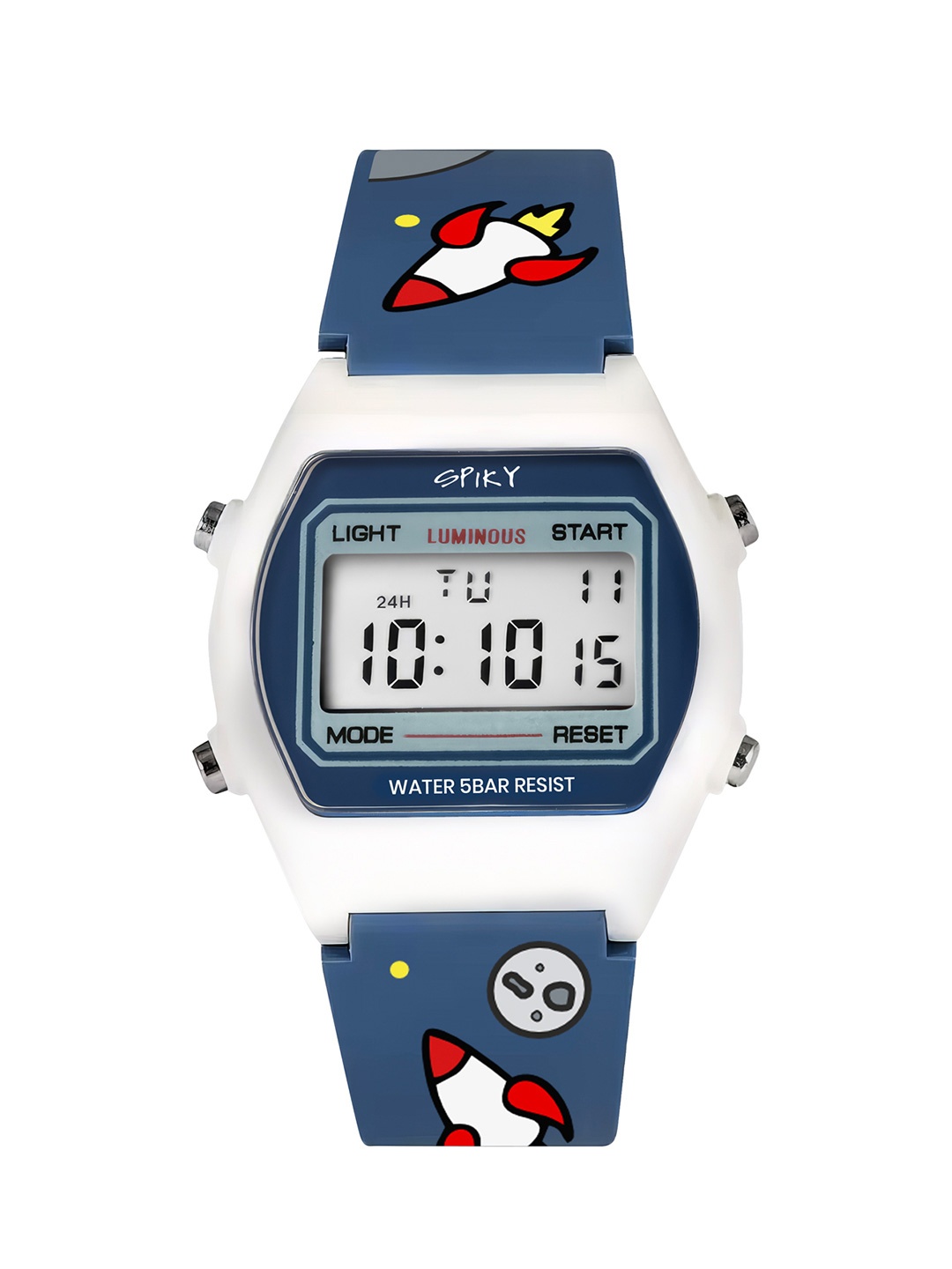 

Spiky Kids Digital Multi Function Automatic Watch SPKEVA25_C4_BLU, Blue