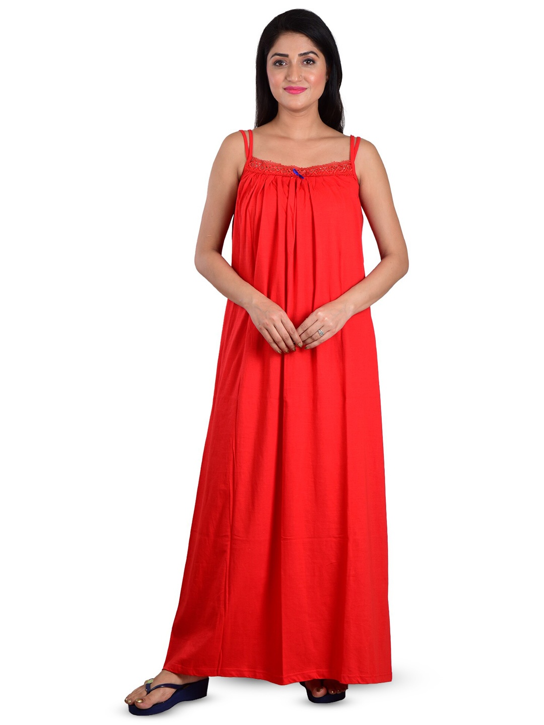 

DUI KONNA Sleeveless Maxi Nightdress, Red