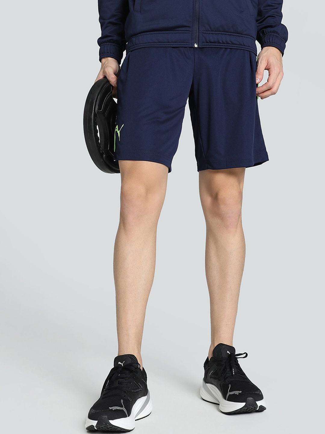 

Puma Cricket Teamwear Men Piping Shorts, Navy blue