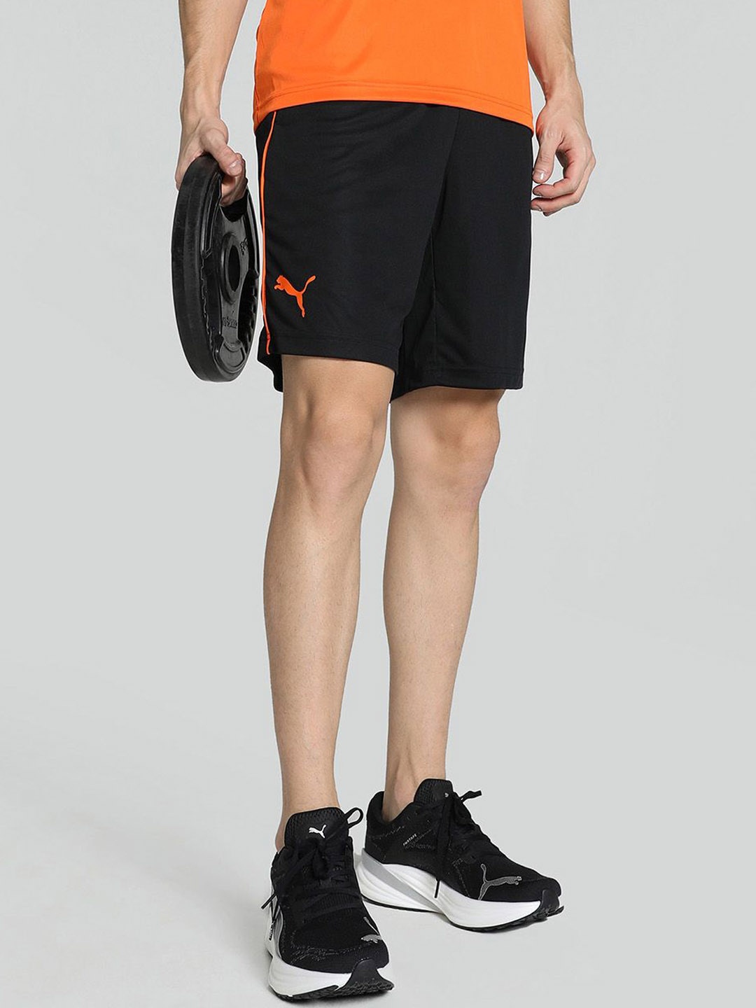 

Puma Men Cricket Teamwear Piping Shorts, Black