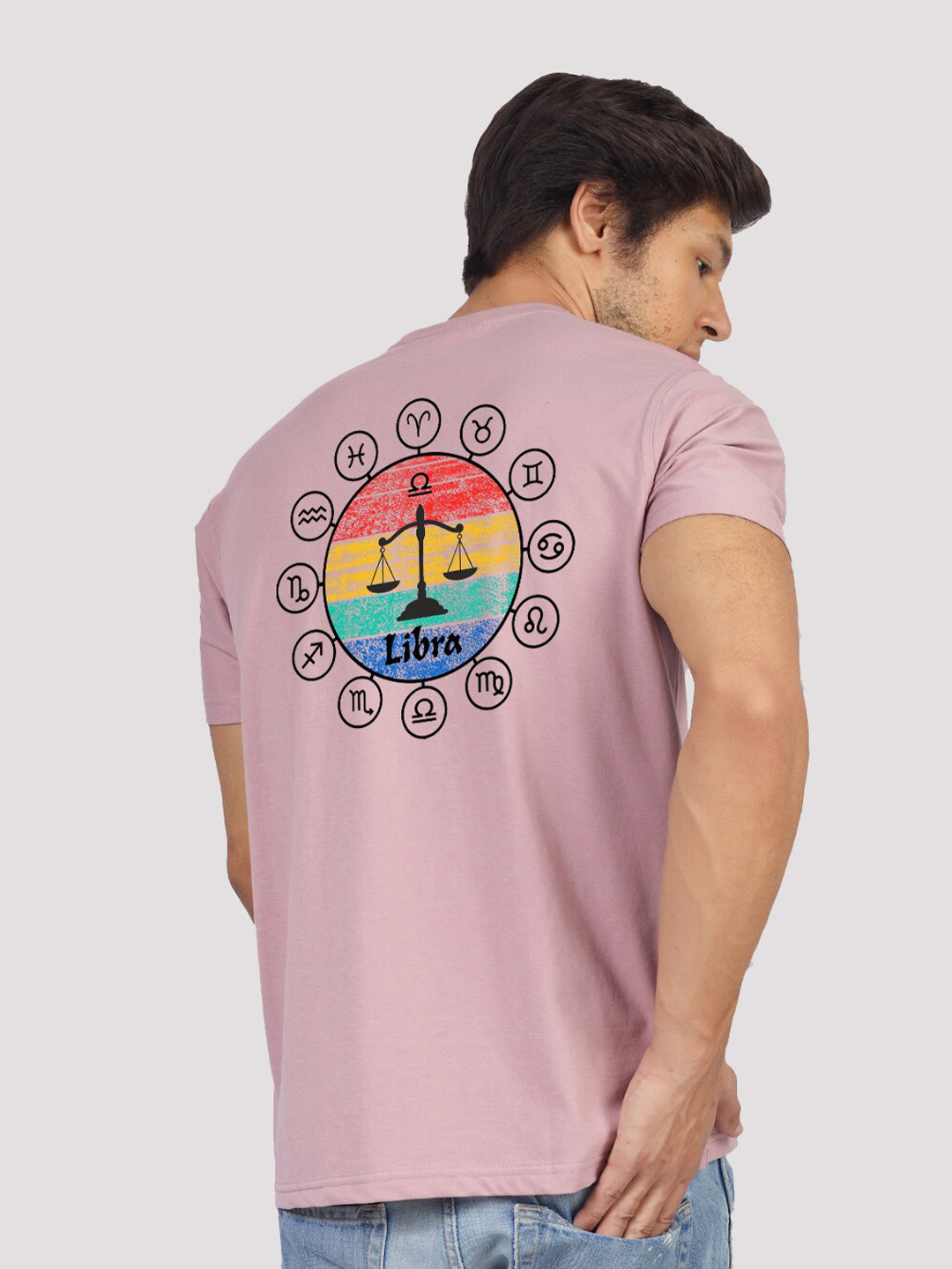 

Greylongg Men Round Neck T-shirt, Purple