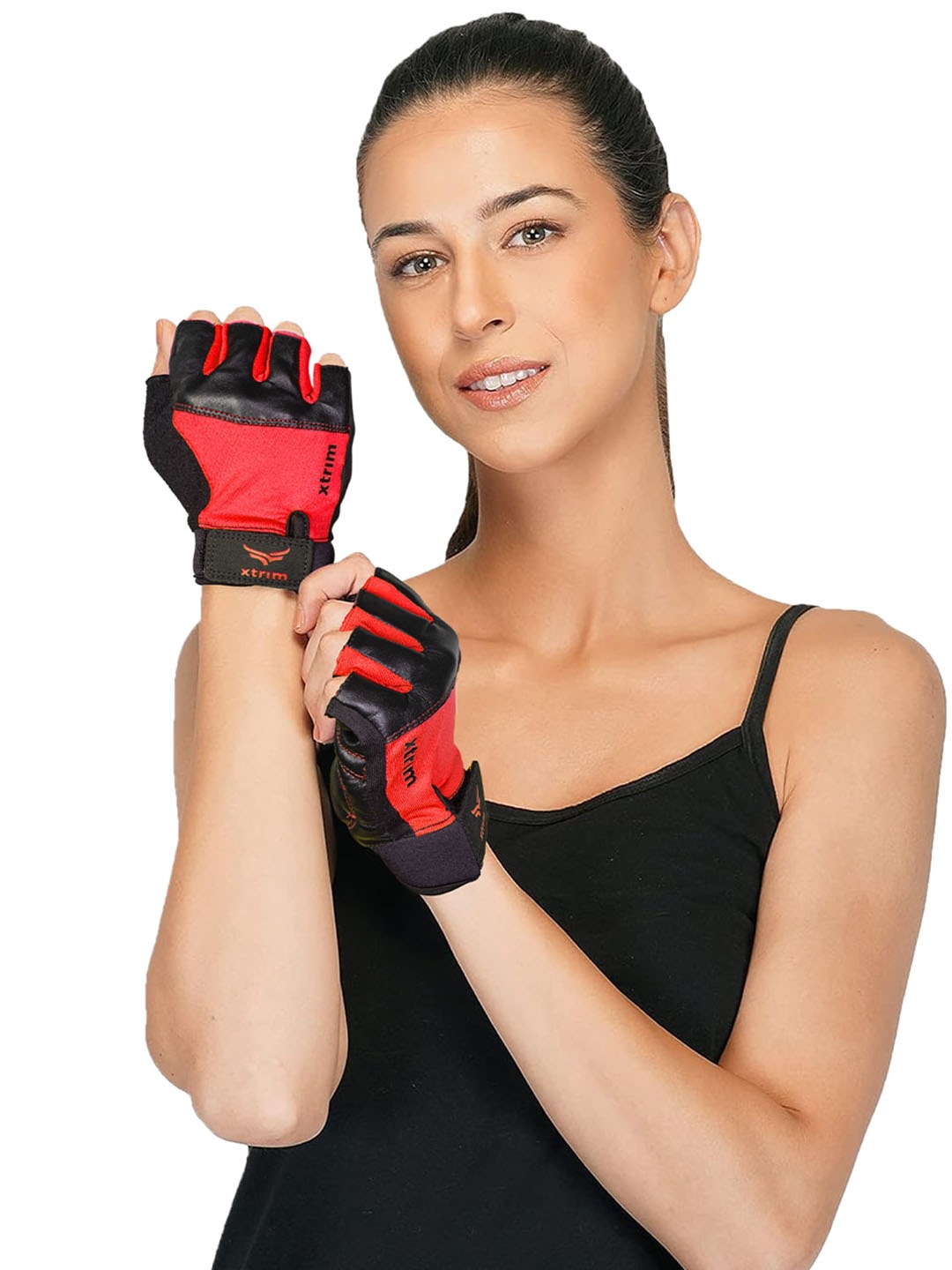 

Xtrim Women Sport Gloves, Red