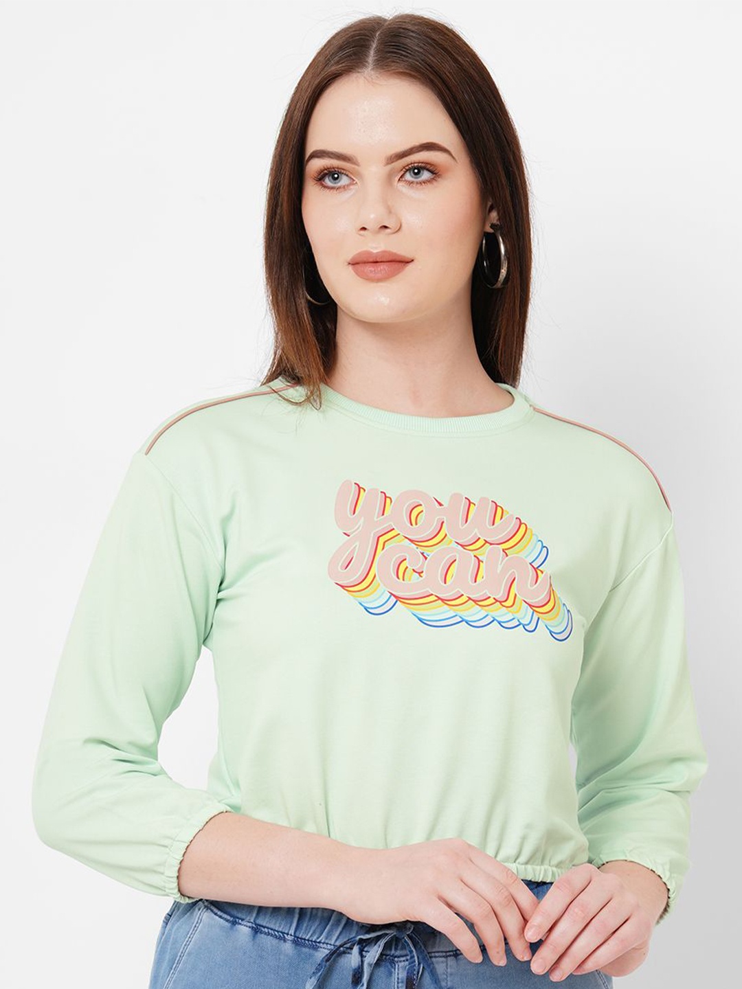 

Kraus Jeans Print Top, Green