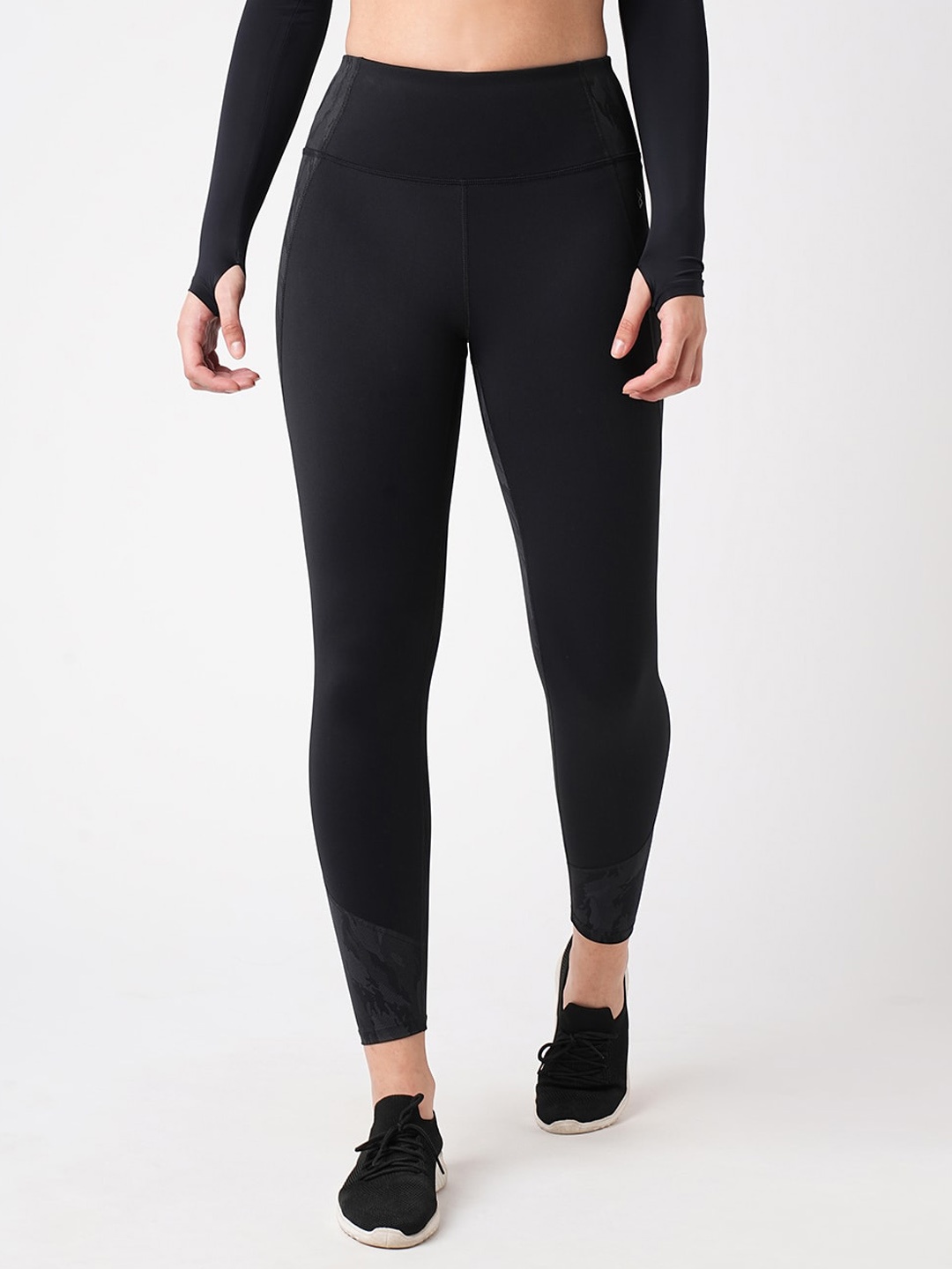 

BODD ACTIVE Women Ankle-Length Tights, Black
