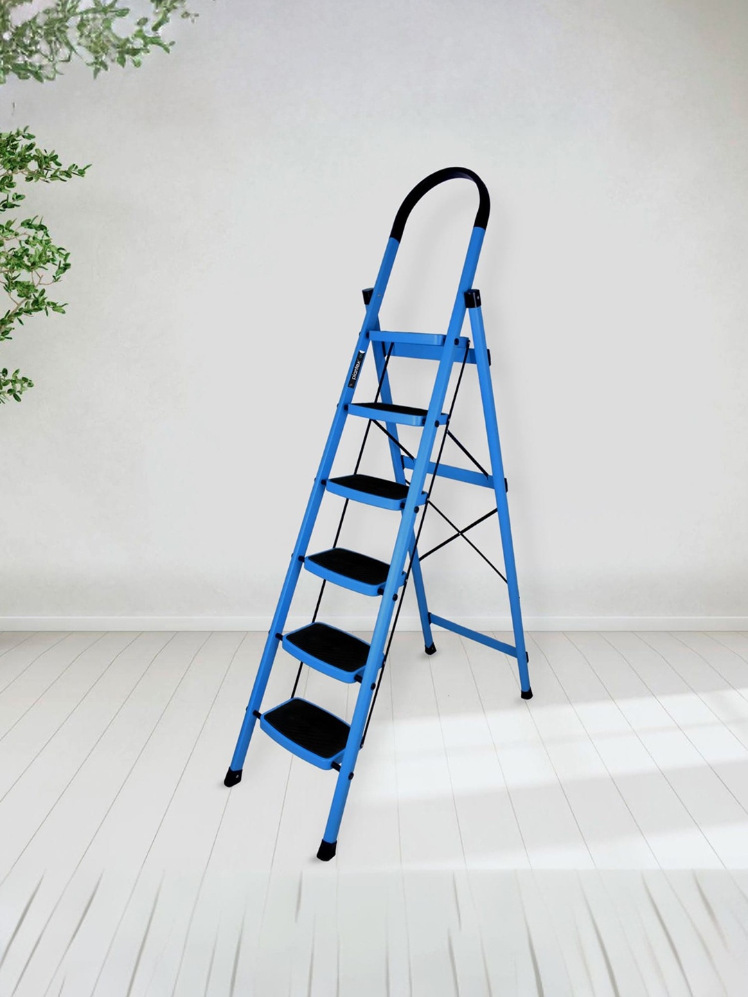 

Plantex Blue & Black Anti-Skid 6 Step Ladder