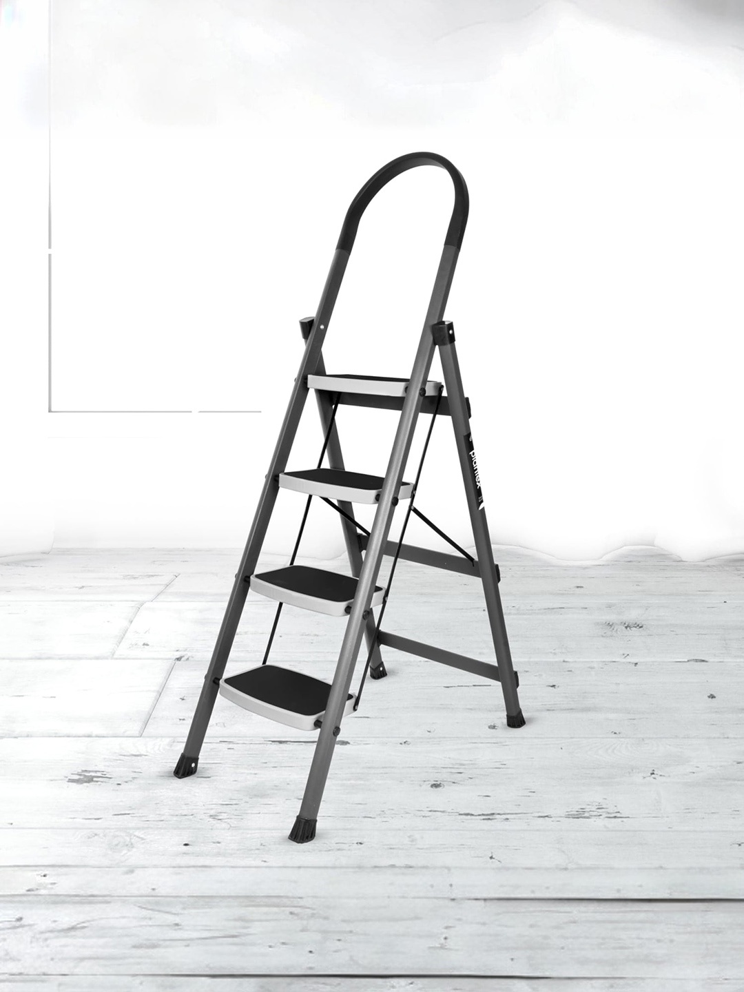 

Plantex Grey Foldable Anti-Skid 4 Step Ladder
