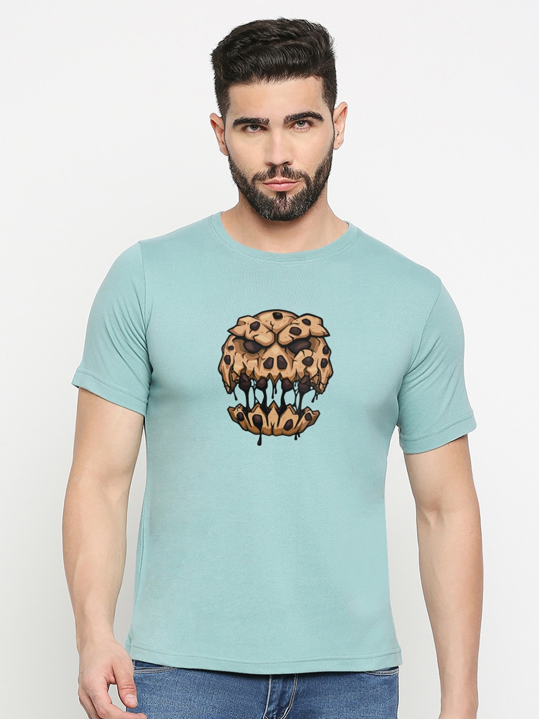 

MOD ECRU Unisex Graphic Printed T-shirt, Green