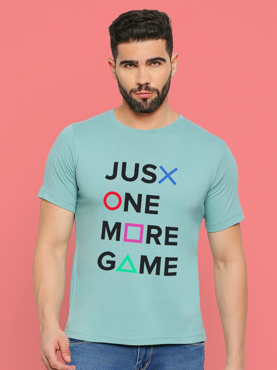 

MOD ECRU Unisex Typography Printed T-shirt, Green
