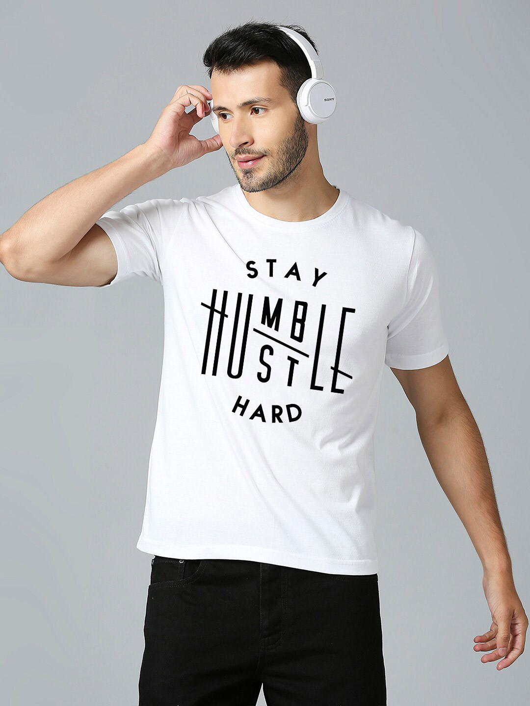 

MOD ECRU Unisex Typography Printed T-shirt, White