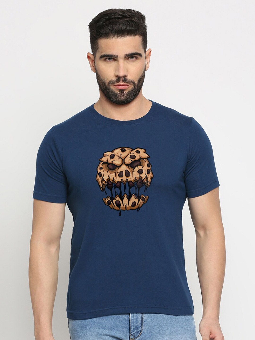 

MOD ECRU Unisex Graphic Printed T-shirt, Blue