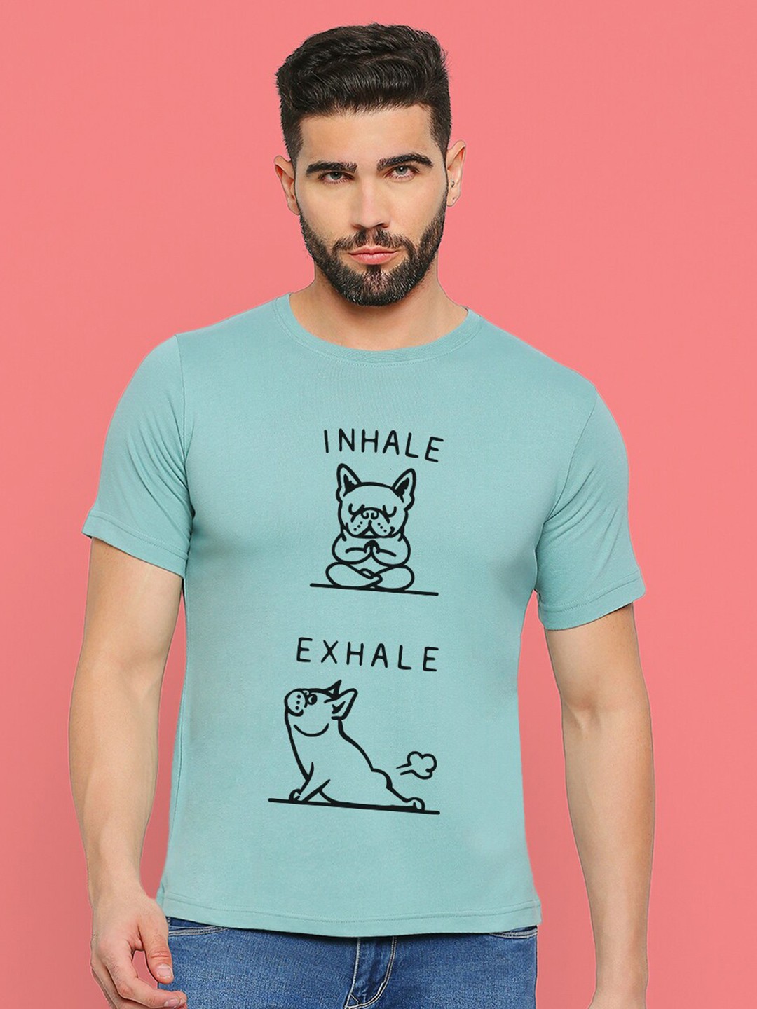 

MOD ECRU Unisex Typography Printed T-shirt, Green
