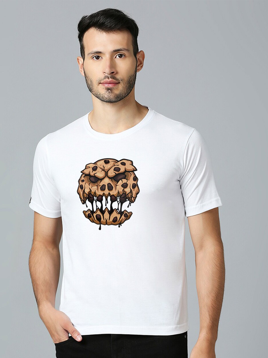 MOD ECRU Unisex Graphic Printed T-shirt, White
