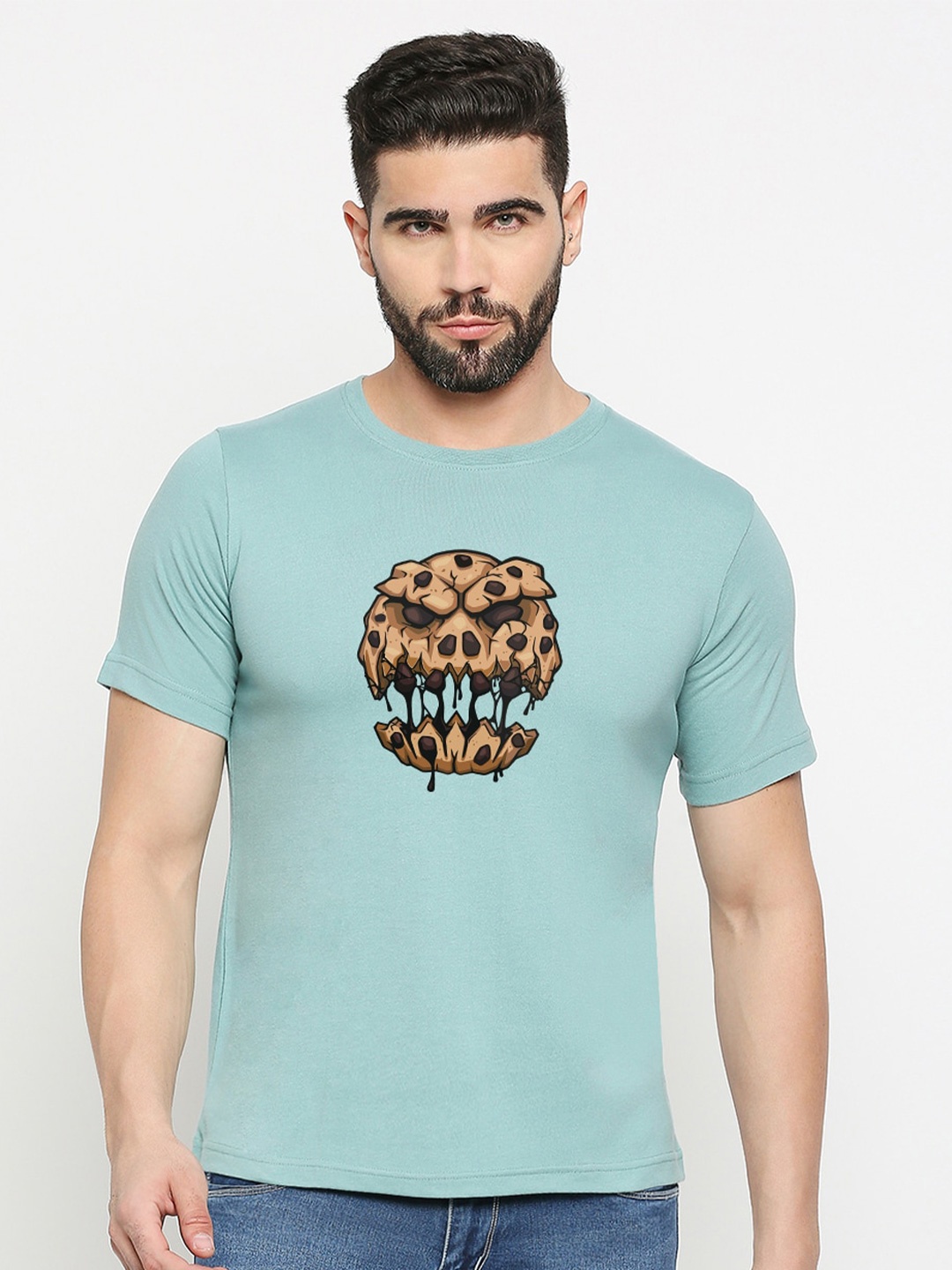 

MOD ECRU Unisex Graphic Printed T-shirt, Green