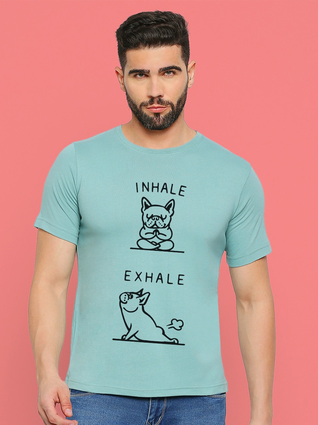 

MOD ECRU Unisex Typography Printed T-shirt, Green
