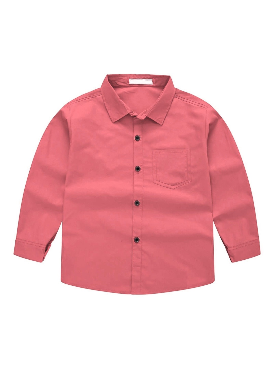 

BAESD Boys Comfort Spread Collar Cotton Regular Fit Casual Shirt, Pink