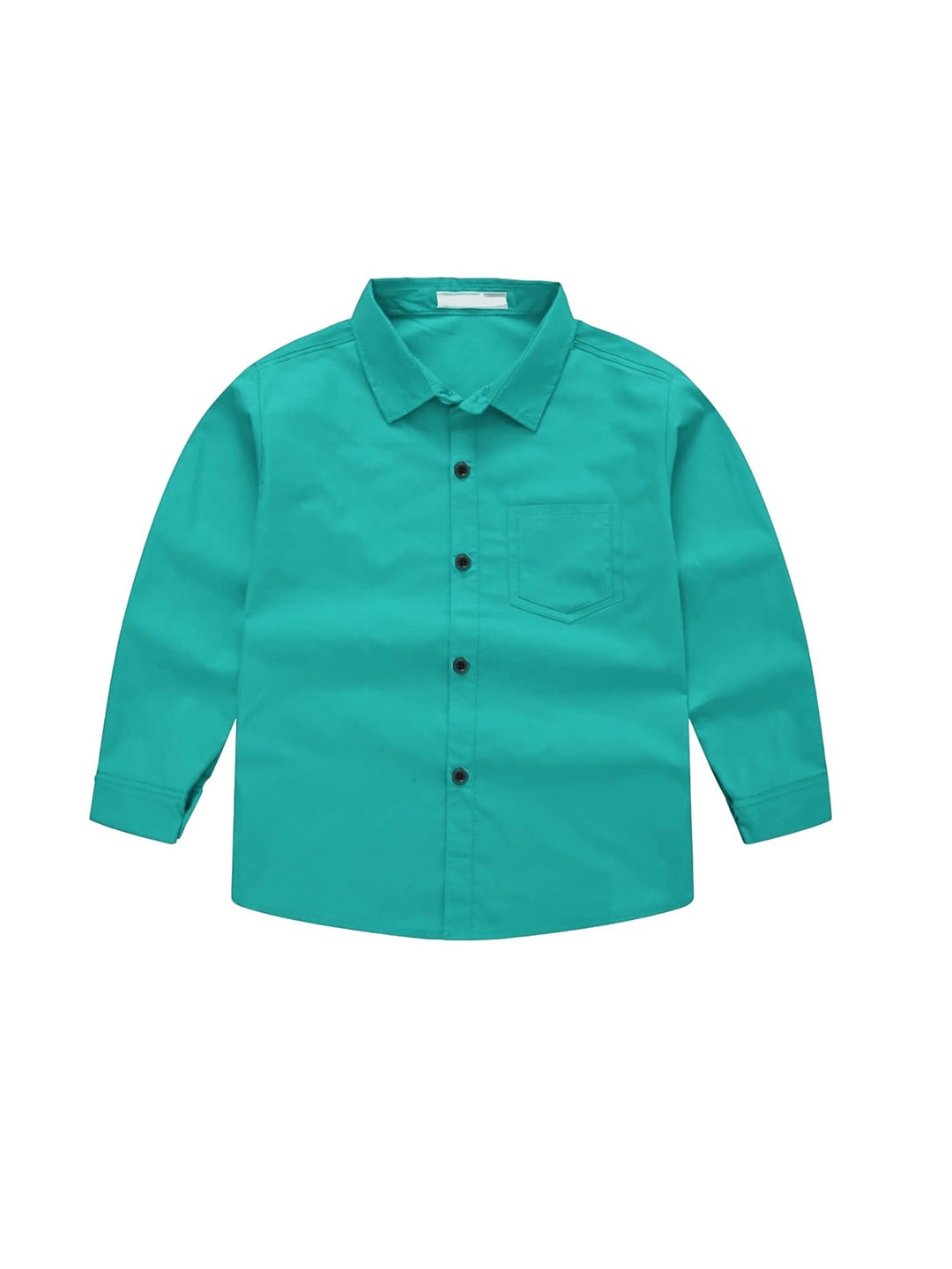 

BAESD Boys Comfort Spread Collar Regular Fit Cotton Casual Shirt, Green