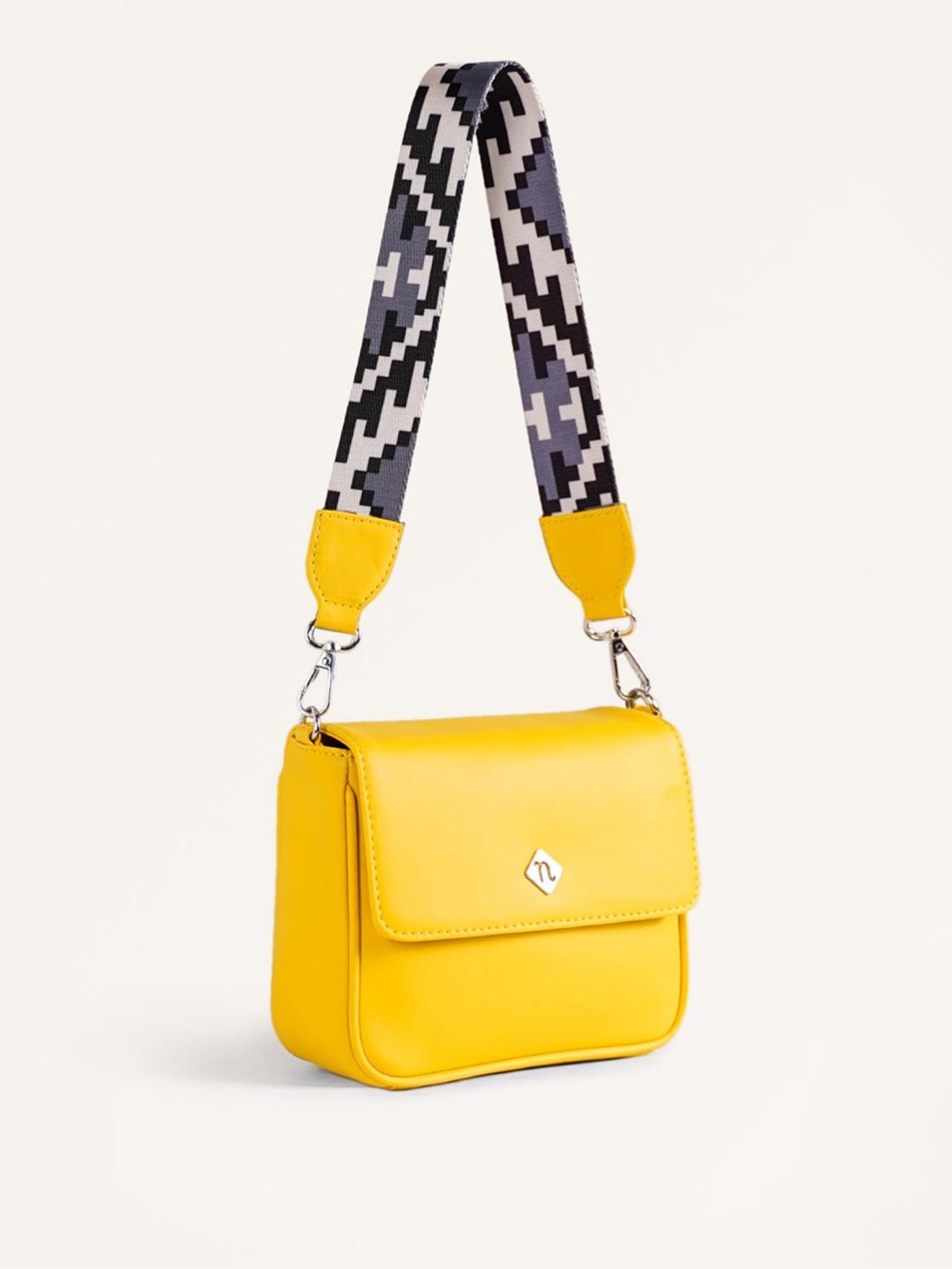

Nestasia Structured Shoulder Bag, Yellow