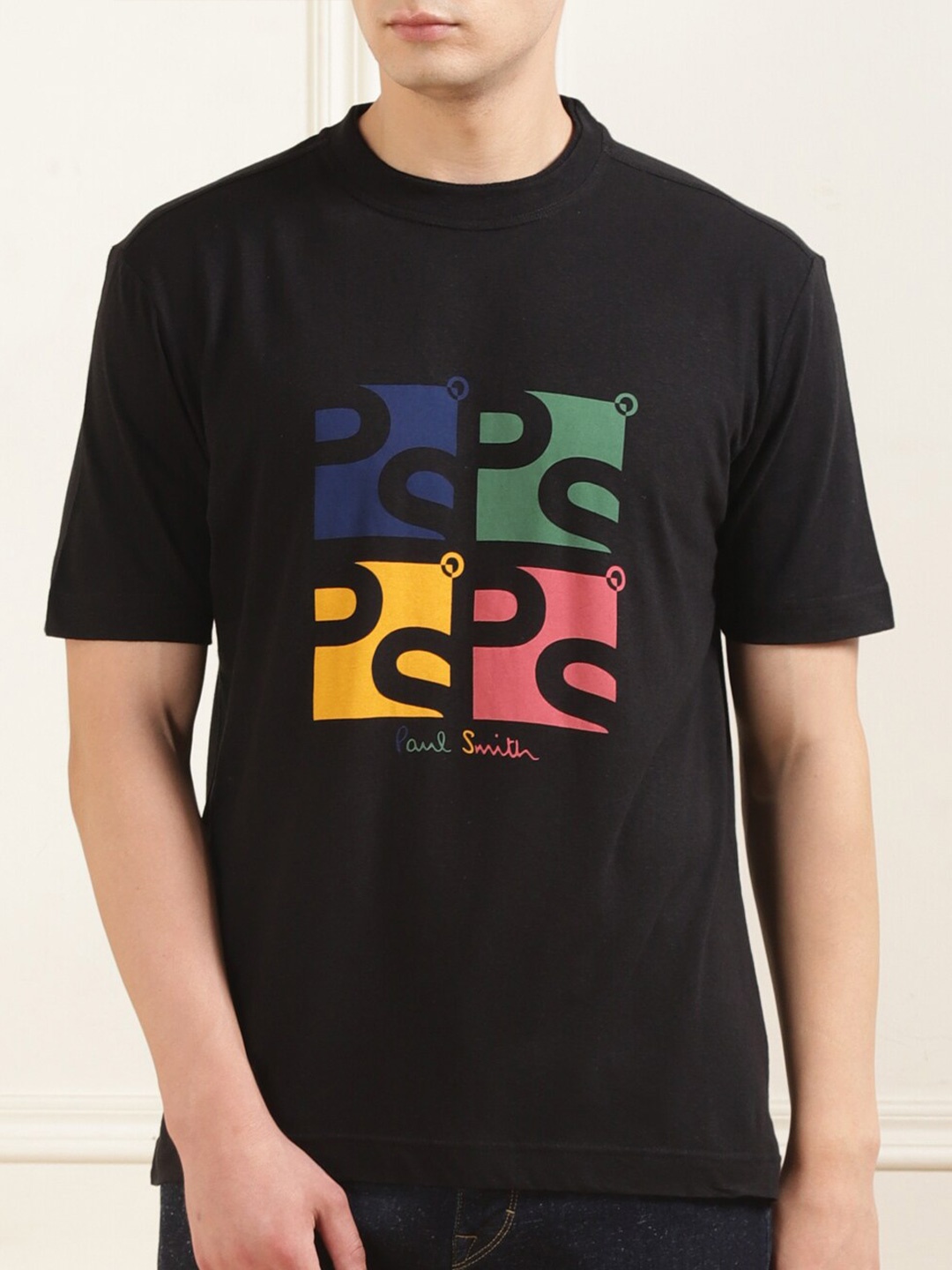 

PS By Paul Smith Men Graphic Printed T-shirt, Black