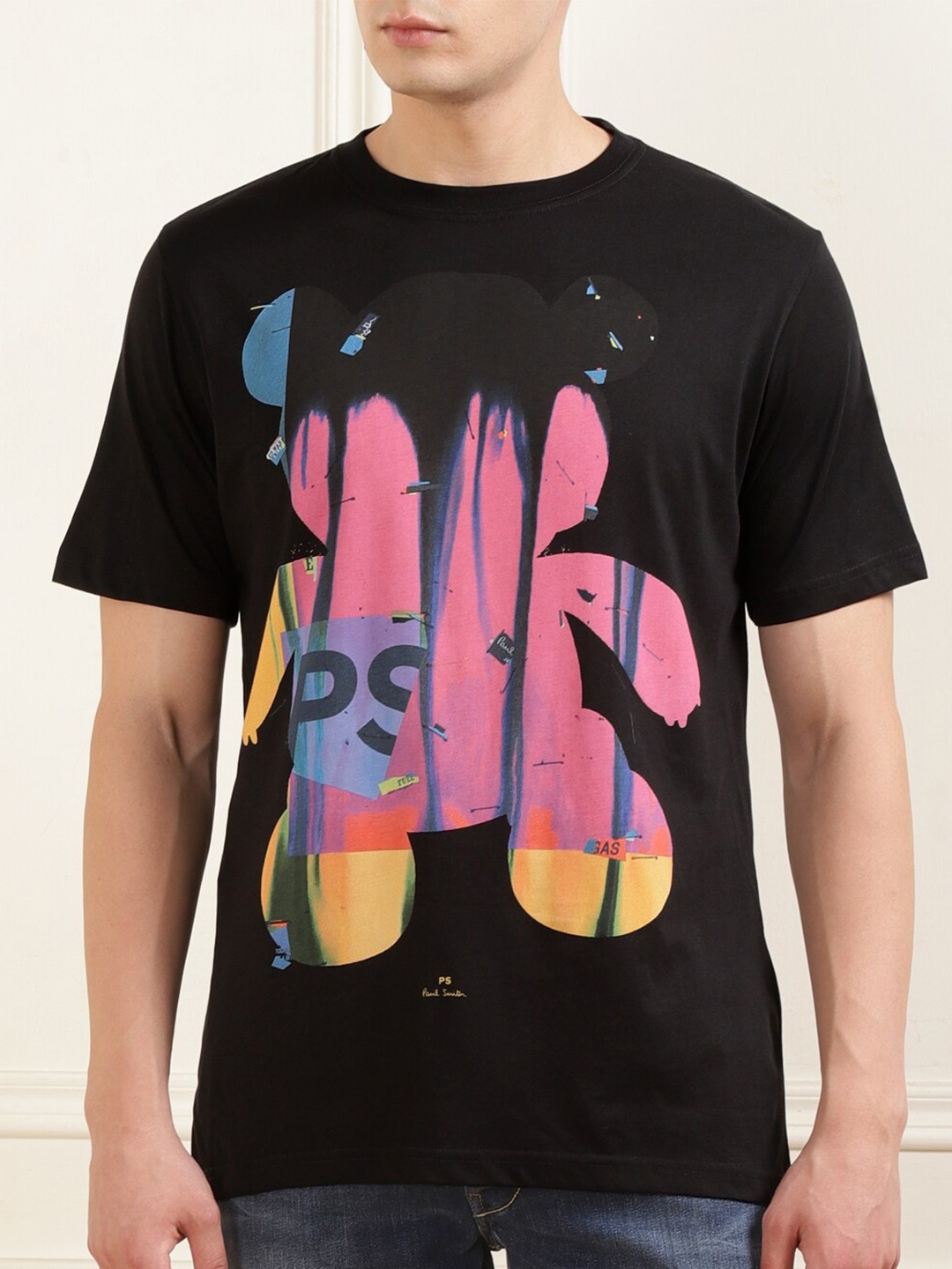 

PS By Paul Smith Men Graphic Printed T-shirt, Black