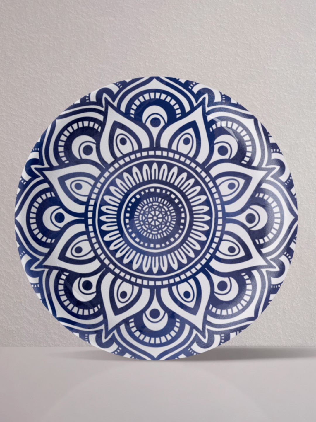 

nestroots Blue & White Printed Cobalt Constellation Wall Plate Decor