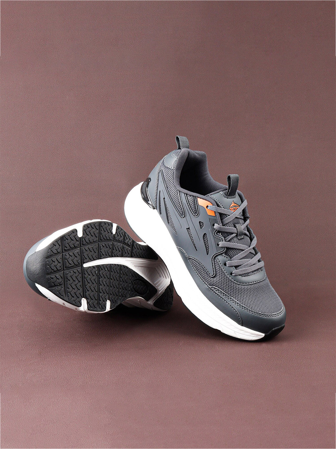 

JQR Men Mesh Running Shoes, Grey