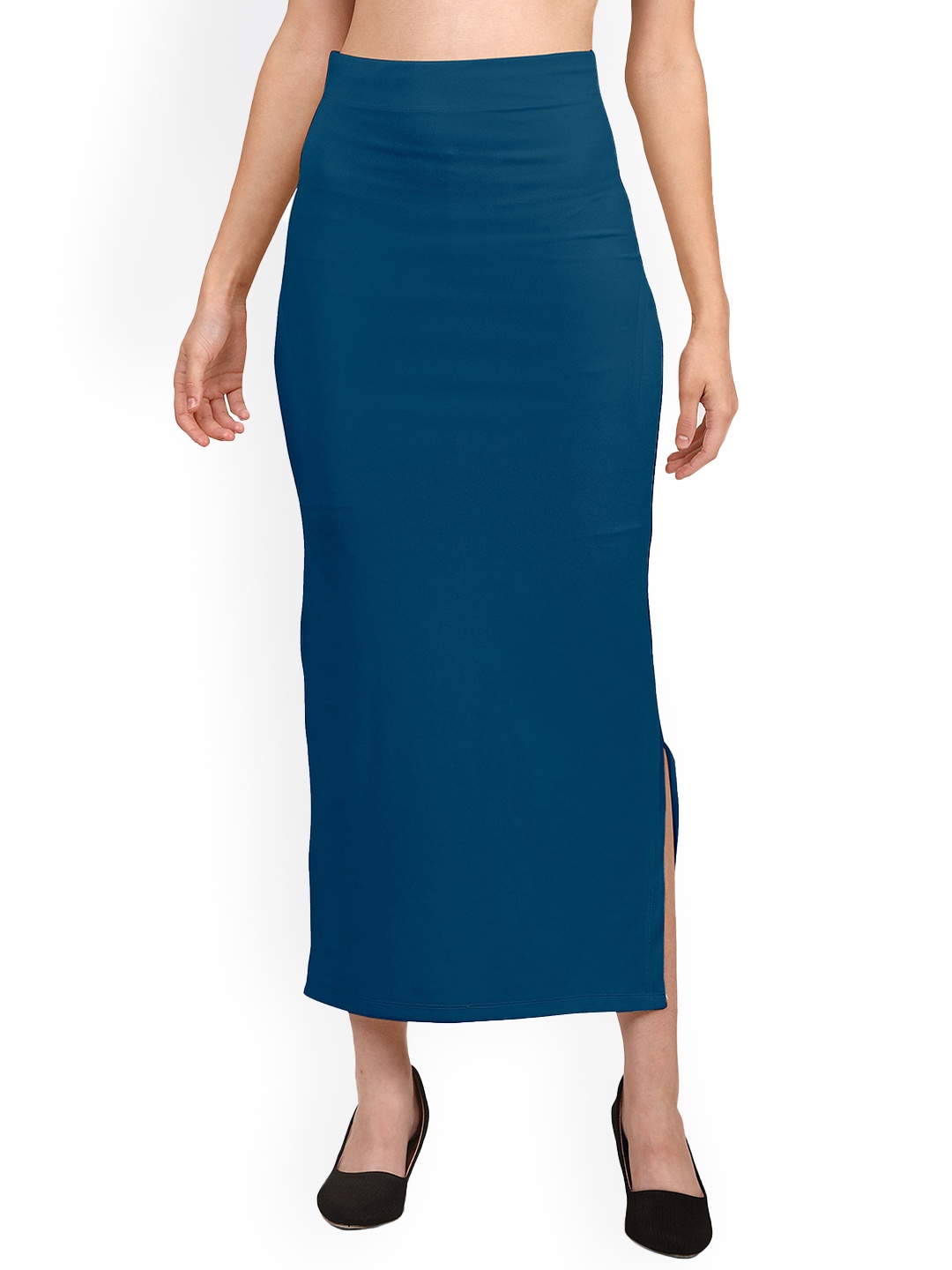 

Mehrang Straight Cut Saree Shapewear, Blue