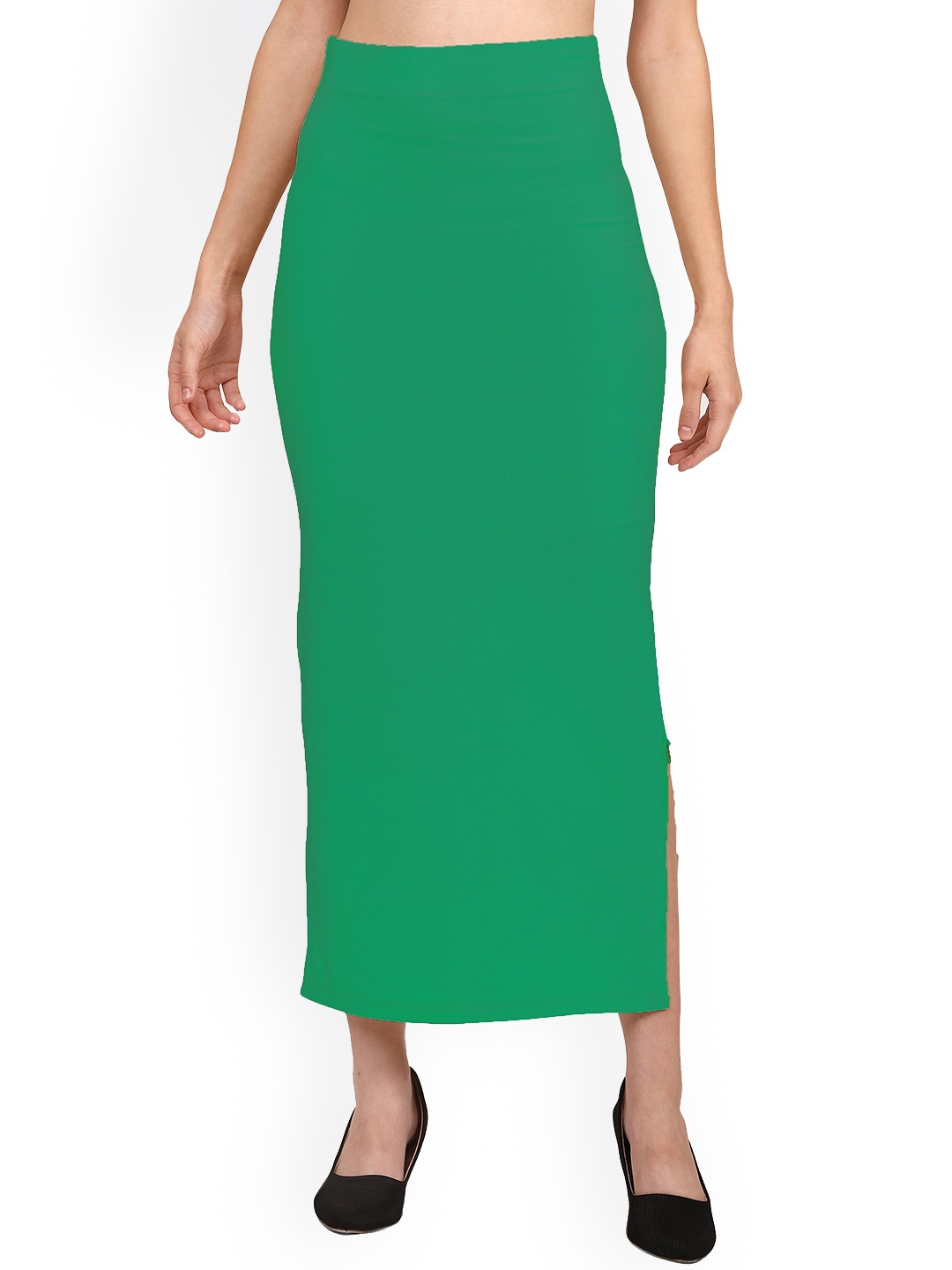 

Mehrang Straight Cut Saree Shapewear, Green