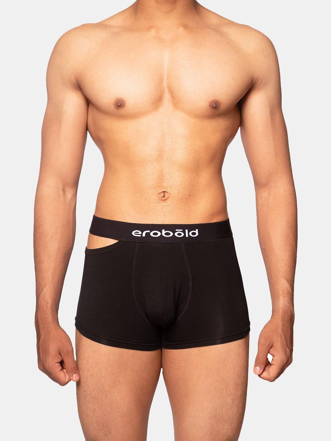 

EROBOLD No-Roll Waistband Trunk MTR-SC1BK1MM00, Black