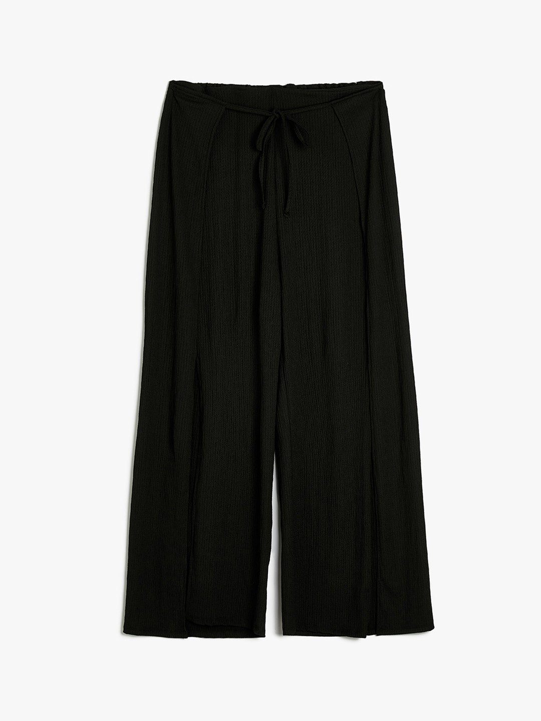 

Koton Women Pleated Culottes Trousers, Black
