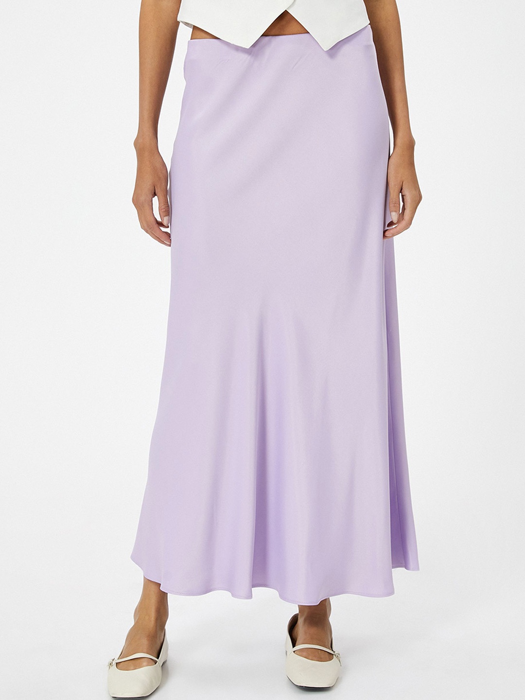 

Koton A Line Maxi Skirt, Lavender