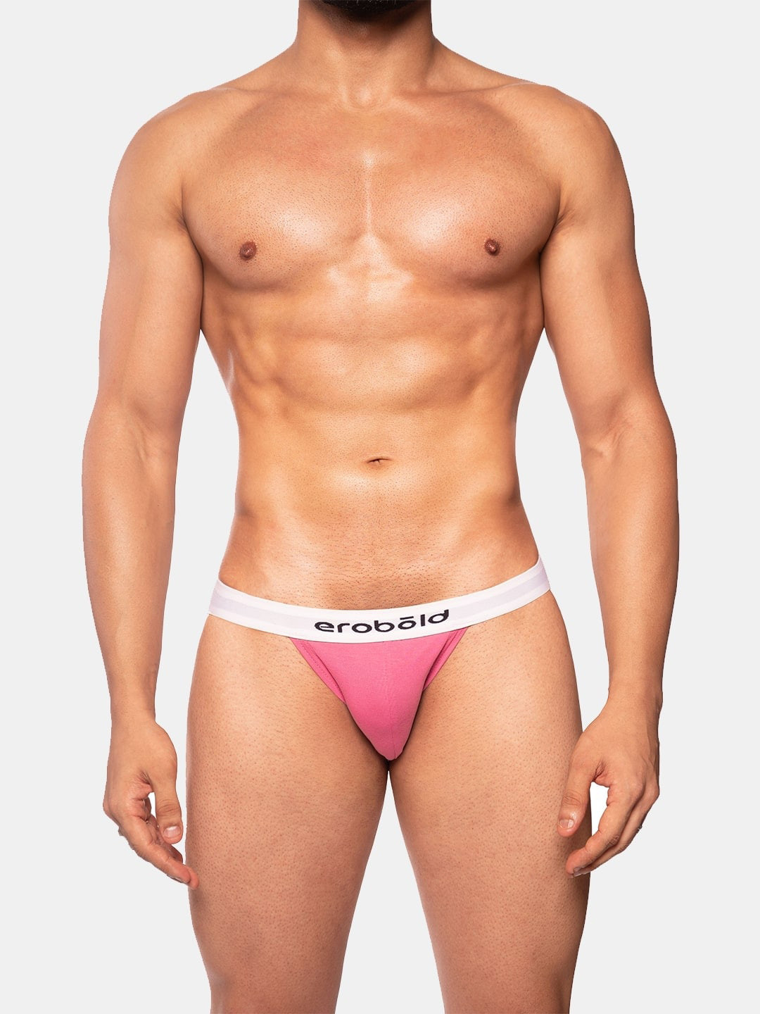 

EROBOLD Athletic BigBoy Jockstrap Thong Brief- MJS-BB1IR1CS00, Rose