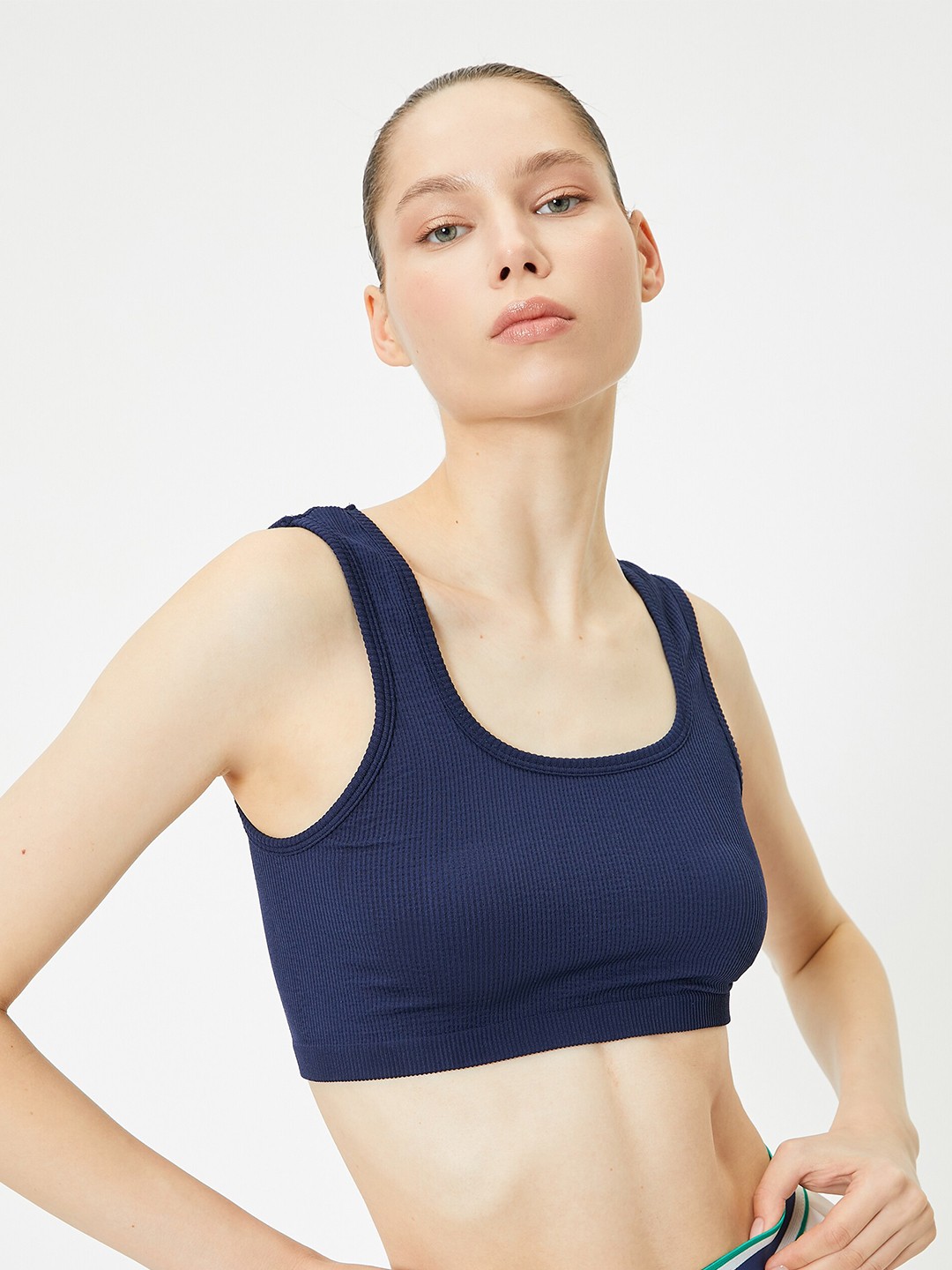 

Koton Bra Medium Coverage Lightly Padded, Navy blue