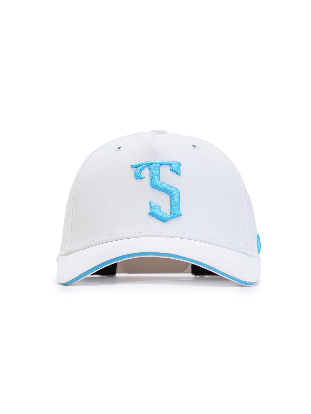 

LIT-AF Unisex Embroidered SPF Protection Baseball Cap, White