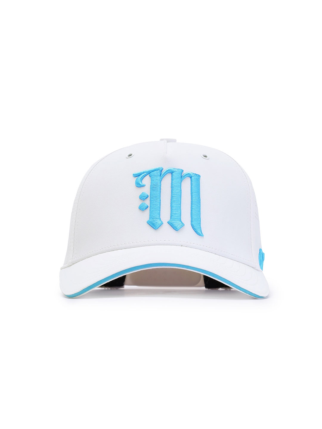 

LIT-AF Unisex Embroidered SPF Protection Baseball Cap, White