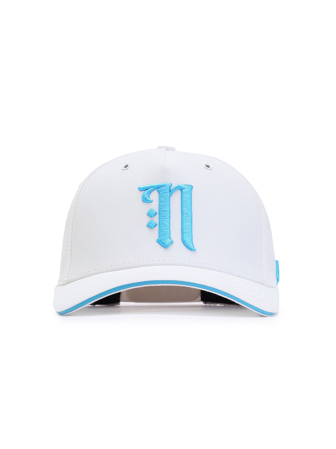 

LIT-AF Unisex Embroidered SPF Protection Baseball Cap, White