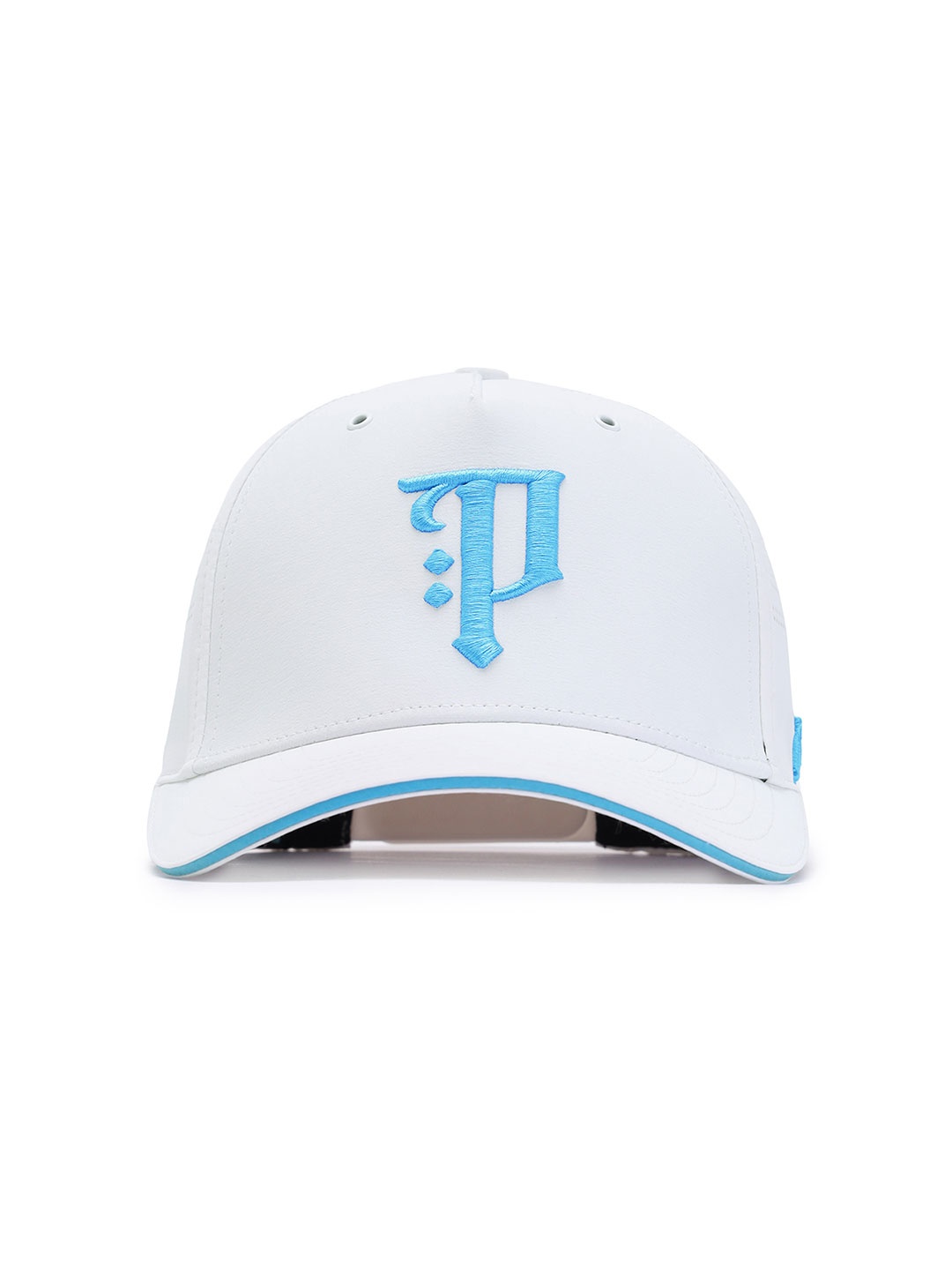 

LIT-AF Unisex Embroidered SPF Protection Baseball Cap, White