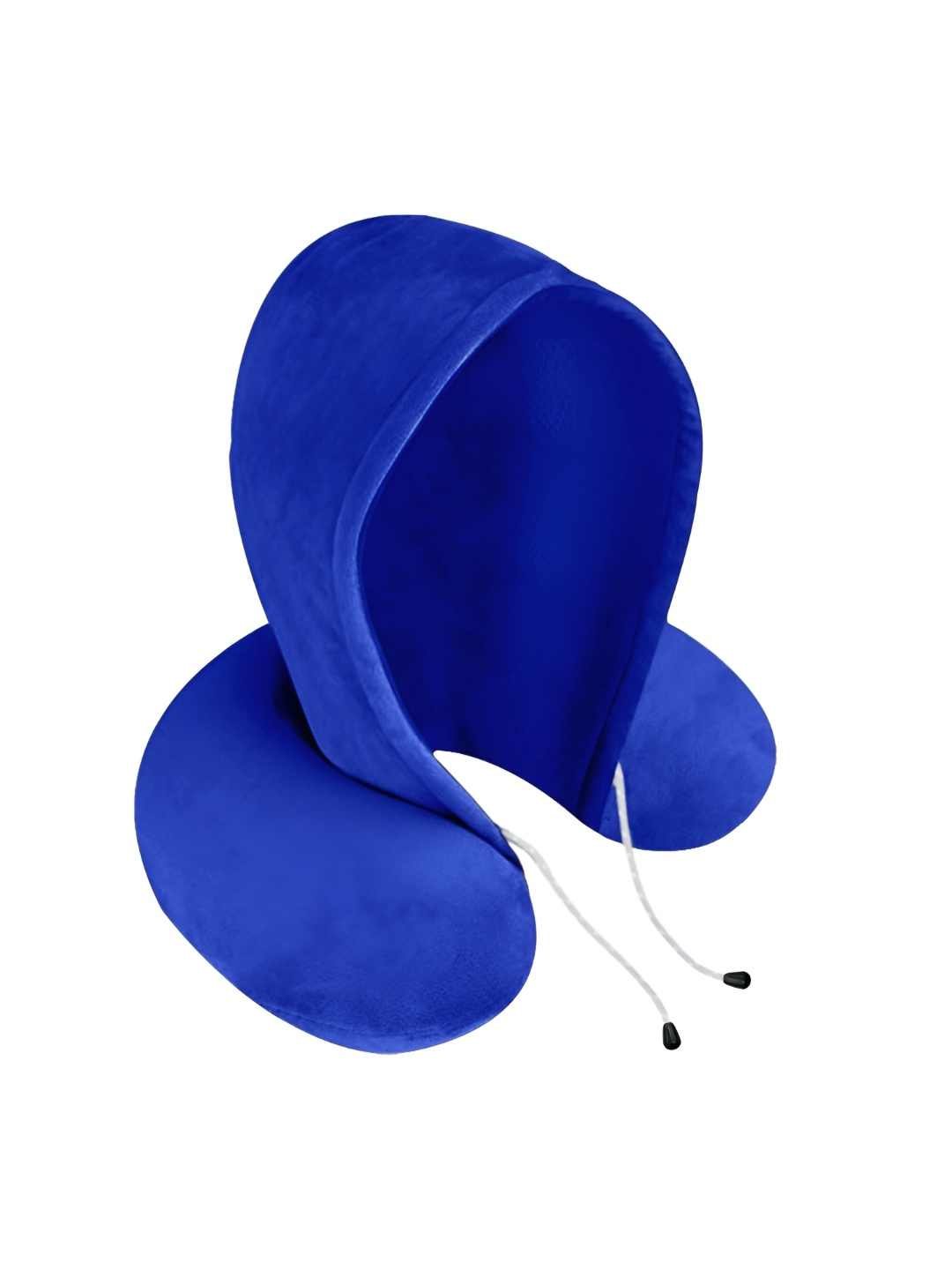 

BILLEBON Blue Faux Velvet Breathable Travel Pillow