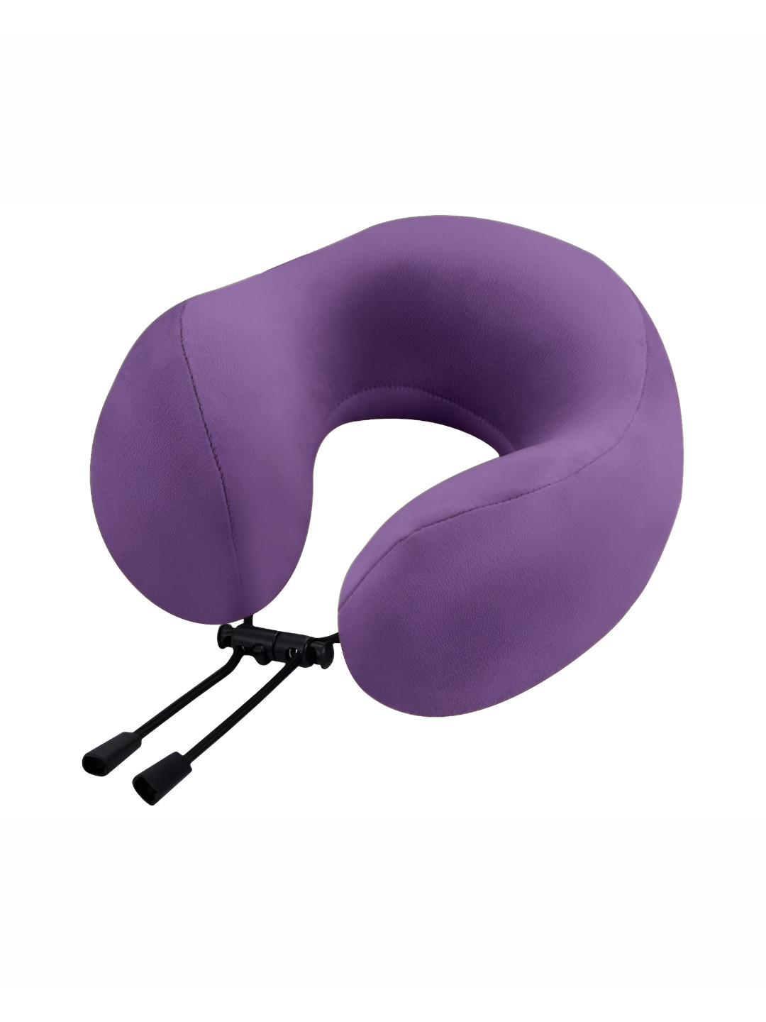 

BILLEBON Lavender Faux Velvet Breathable Travel Neck Pillow