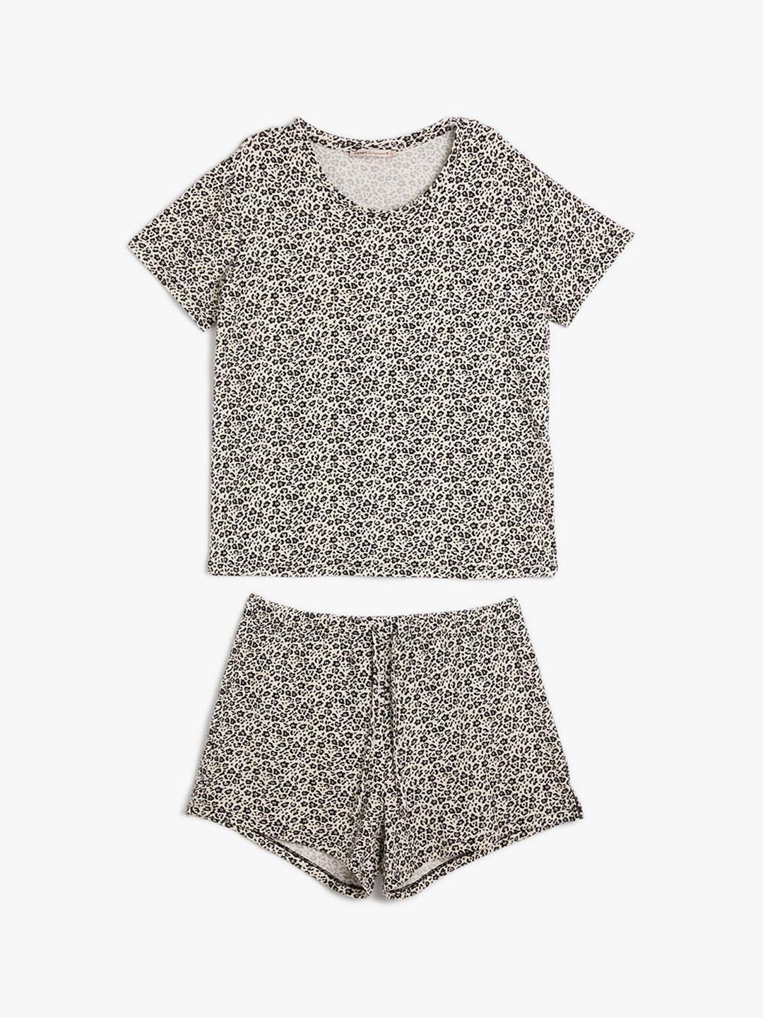 

Koton Women Printed Night suit, Grey