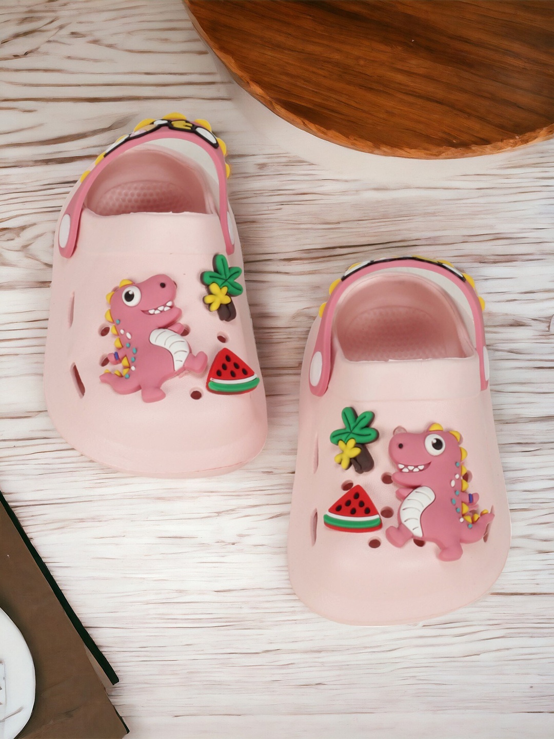 

Lil Lollipop Unisex Kids Self Design Clogs, Pink