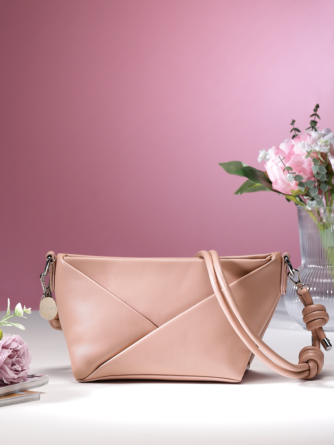 

DressBerry Structured Shoulder Bag, Rose
