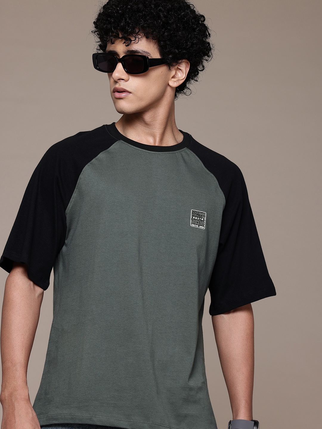 

The Roadster Lifestyle Co. Pure Cotton Relaxed T-shirt, Charcoal