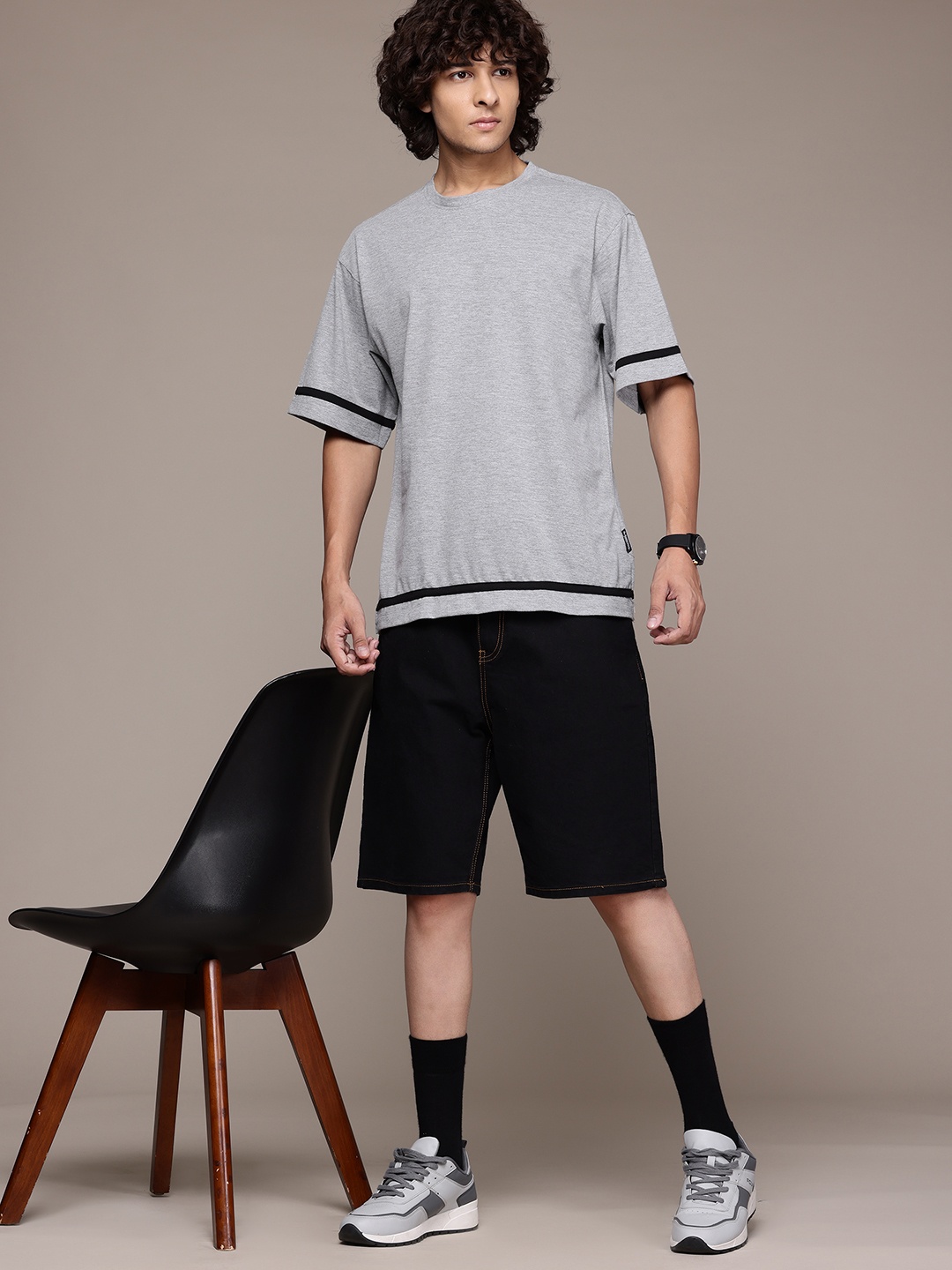

The Roadster Lifestyle Co. Relaxed Fit T-shirt, Grey