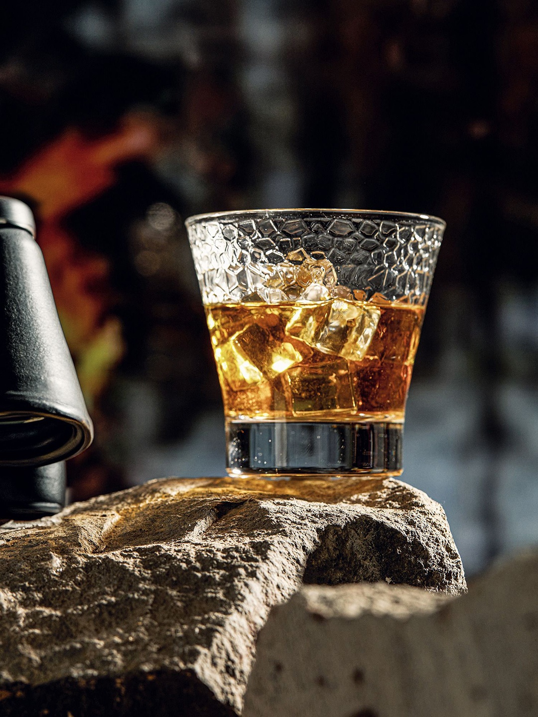 

Troveas 6-Pcs Transparent Textured Whisky Glasses-240 ml Each