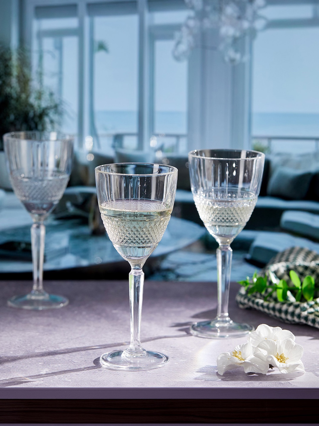 

Troveas 4PcsTransparent Wine Glass 250ML, Transparent