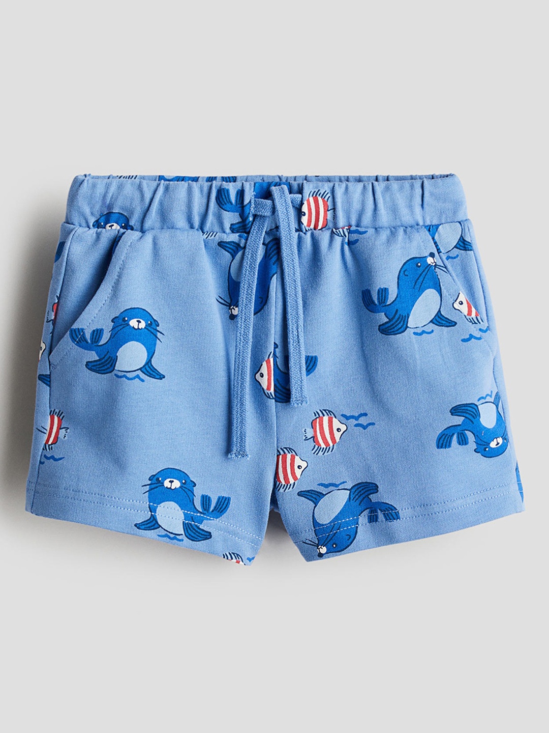

H&M Boys Pure Cotton Shorts, Blue