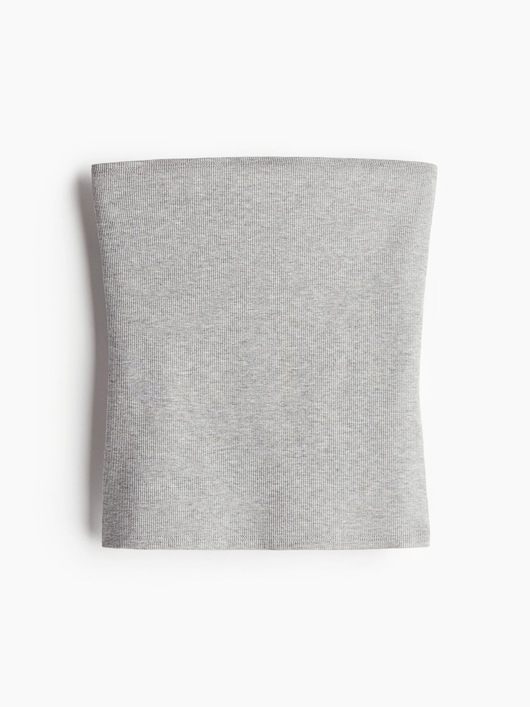 

H&M Ribbed Tube Top, Grey