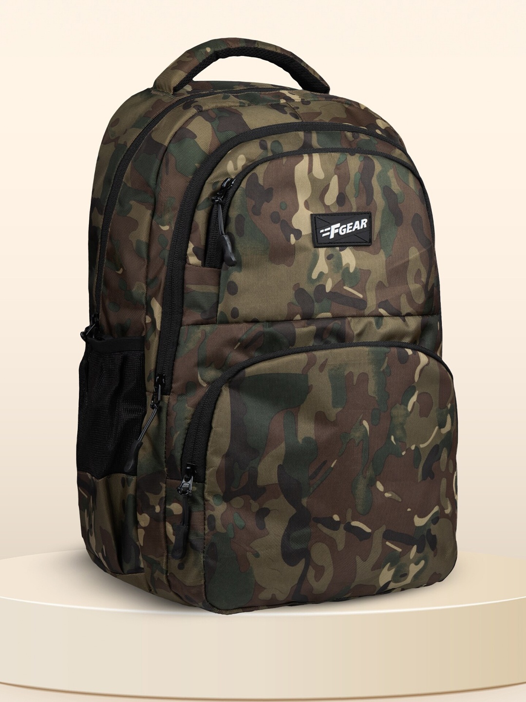 

F Gear Kids Camouflage Printed Backpack, Green