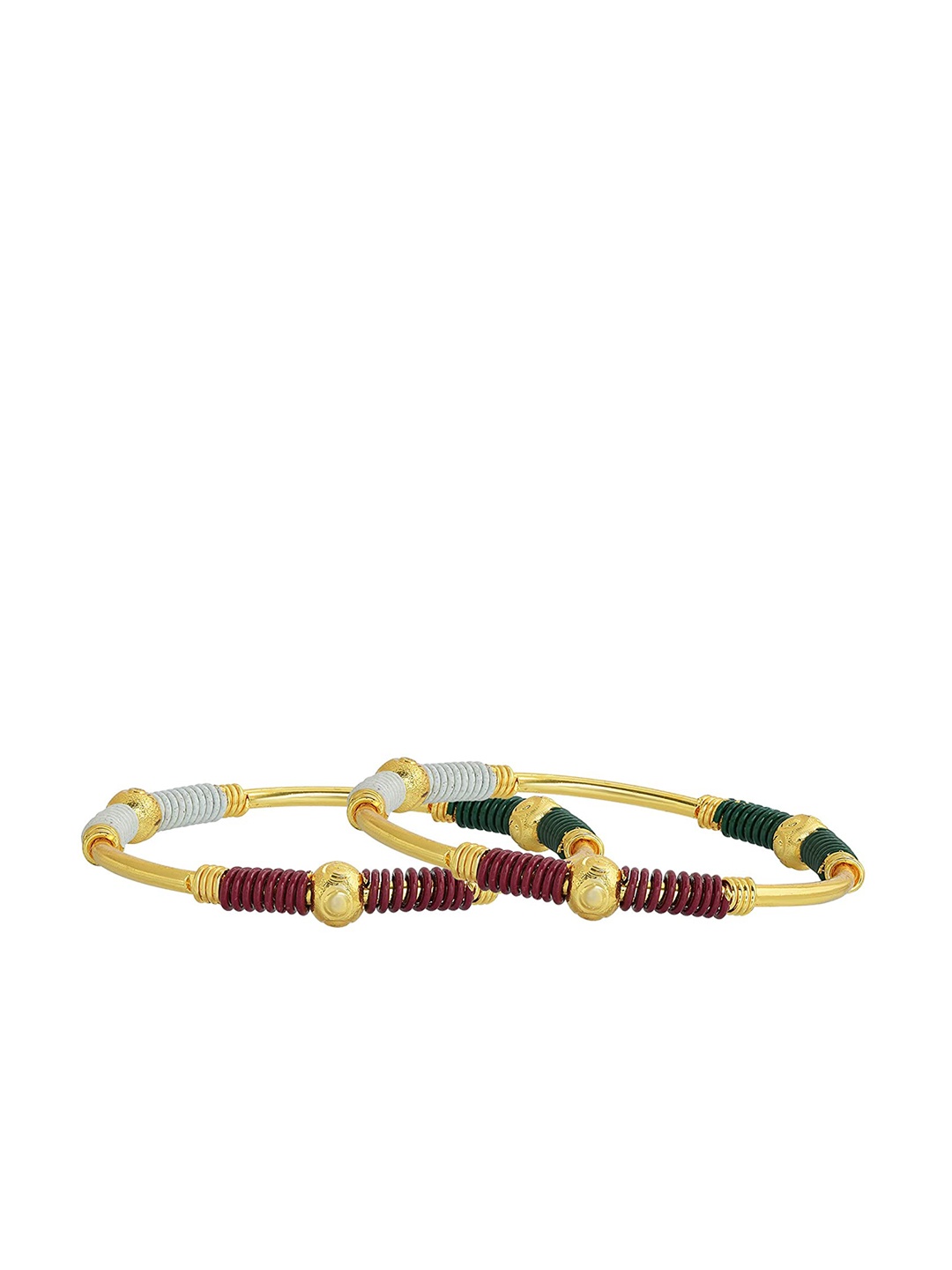 

BAESD Infants Gold-Plated Spiral Bangles, Rose gold