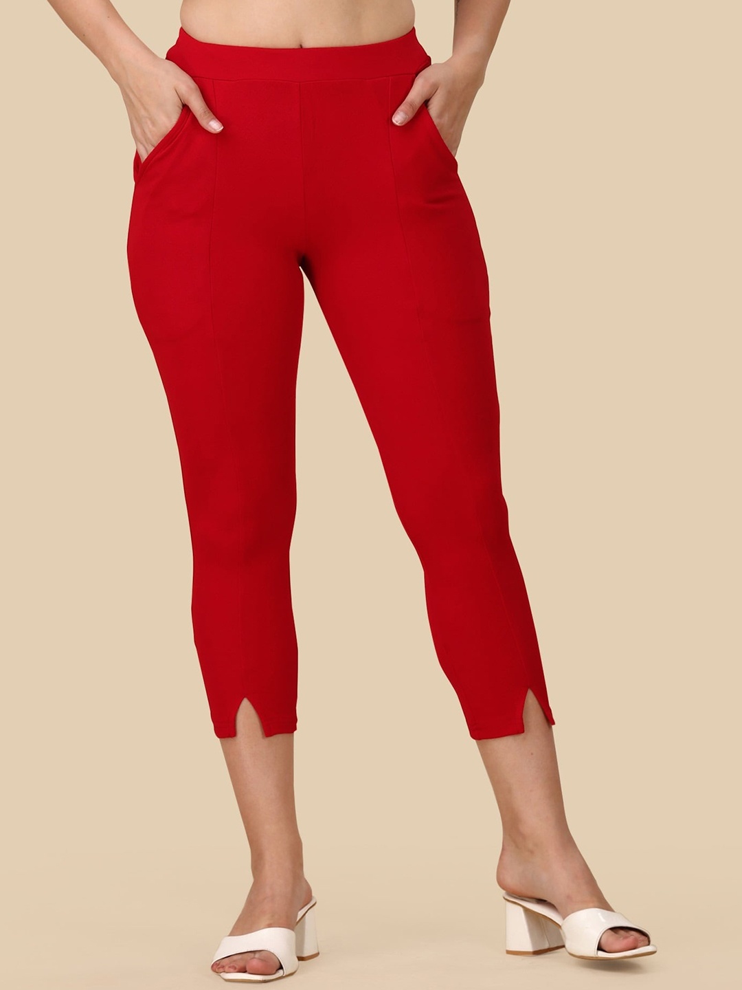 

KALINI Women Relaxed Trouser, Red